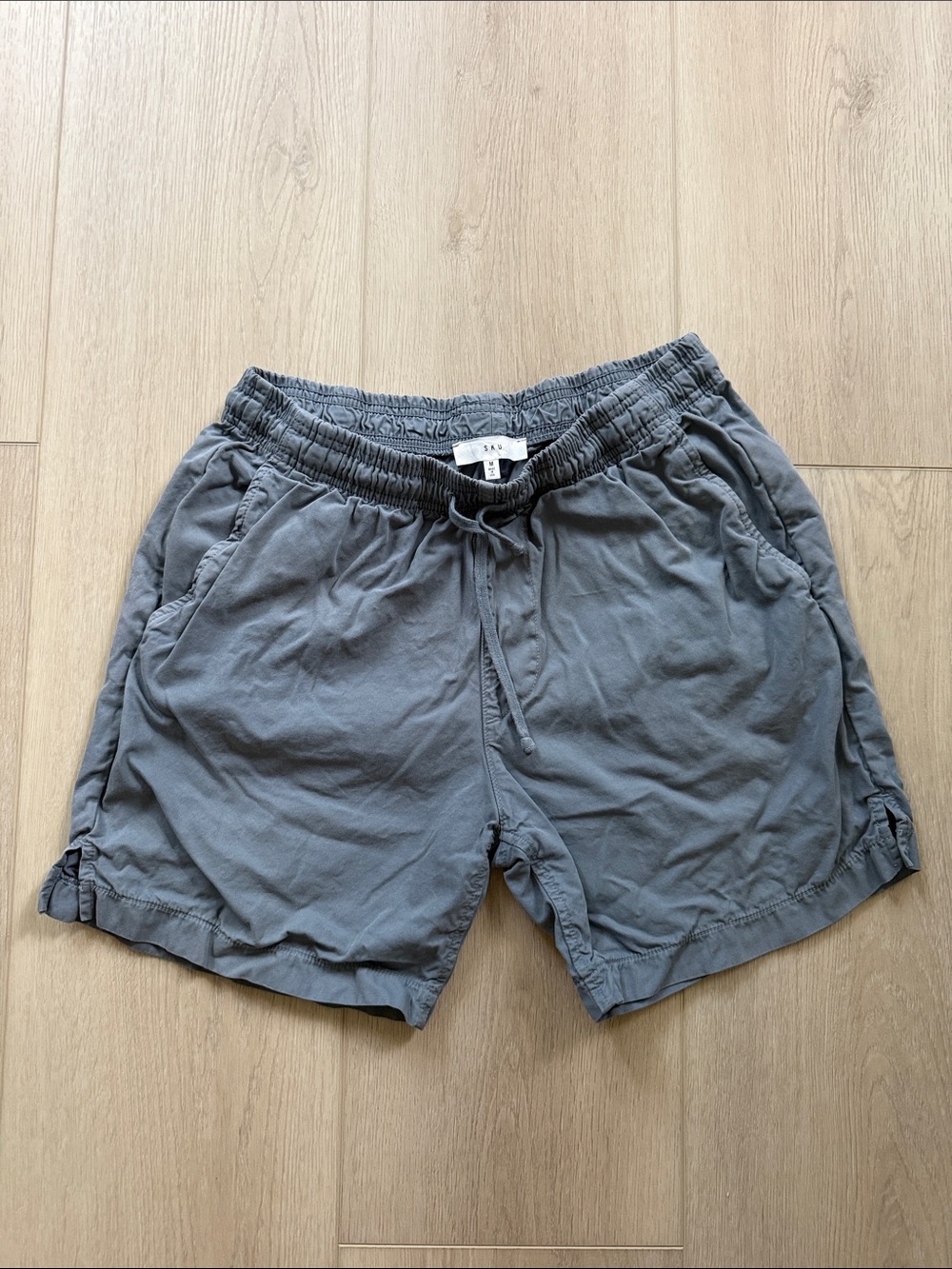 SKU drawstring elastic waistband short